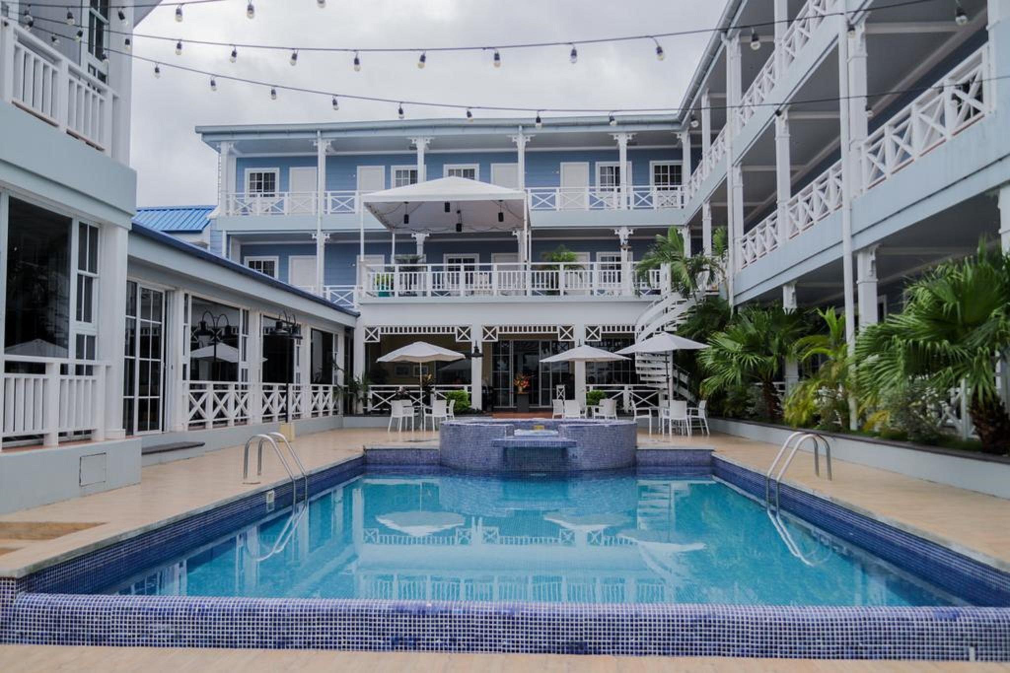 Hotel Casona Del Lago Flores Exteriör bild